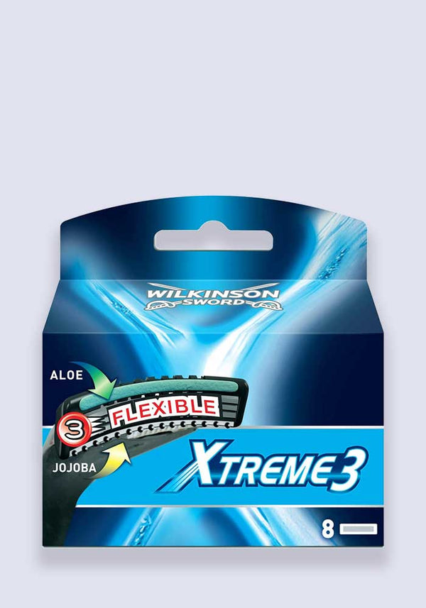 Wilkinson Sword Xtreme 3 Razor Blades - 8 Pack (Case Size 10)